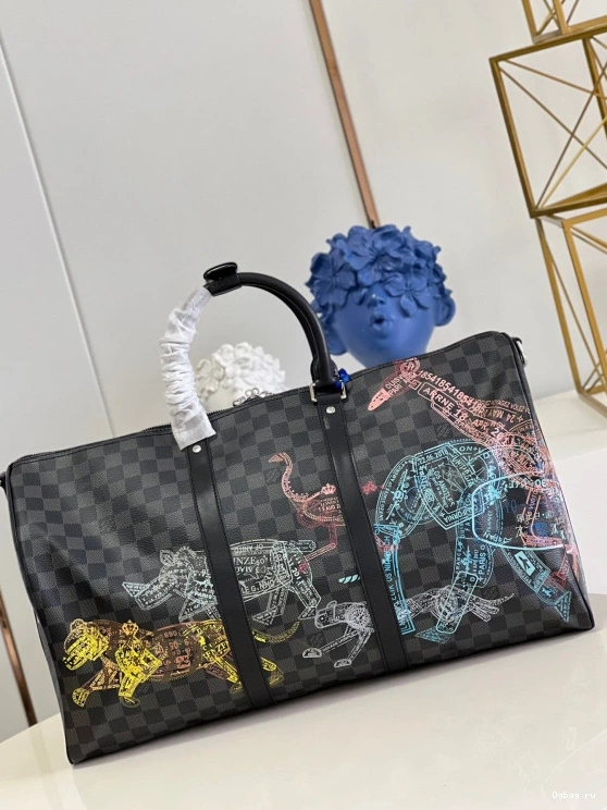 BANDOULIÈRE LOUIS KEEPALL 50 VUITTON 0809